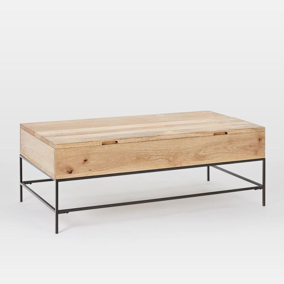 Industrial Storage Coffee Table - Large (127 cm) | West Elm Australia